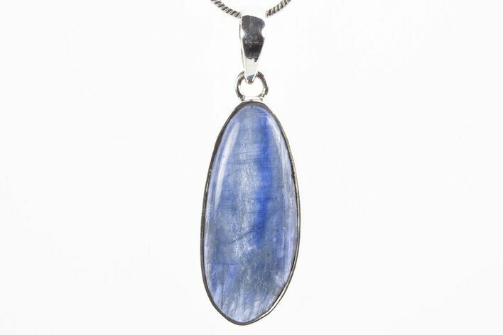 Kyanite Crystal Pendant (Necklace) - Sterling Silver #305055